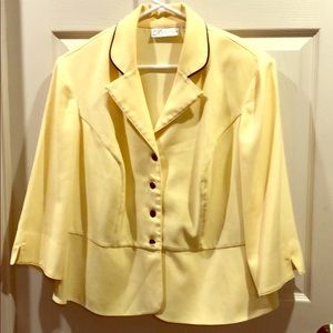 Bright Yellow Dress Barn Jacket